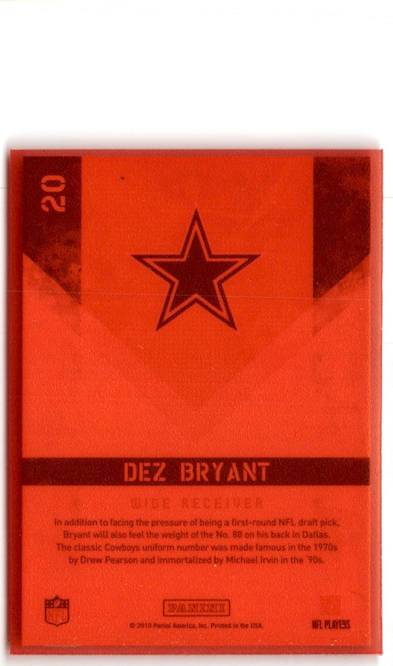 2010 Score Hot Rookies Dez Bryant