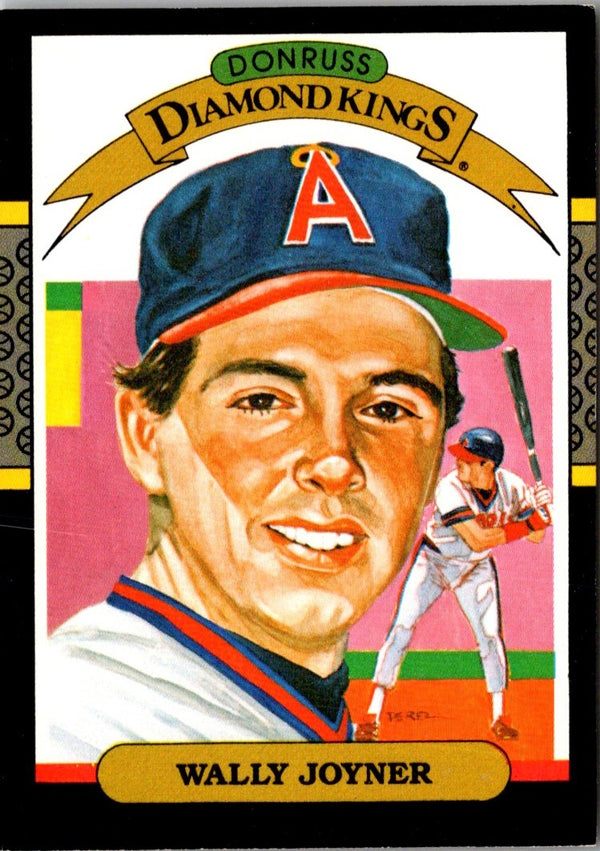 1986 Donruss Diamond Kings Wally Joyner #1
