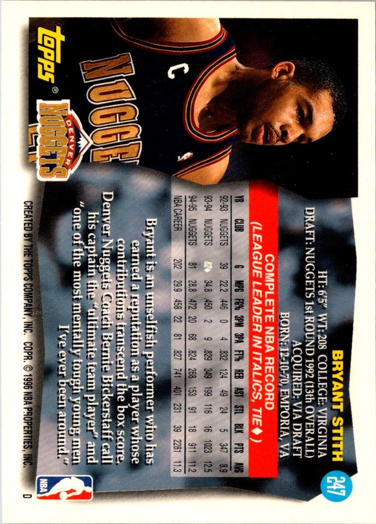 1995 Topps Bryant Stith