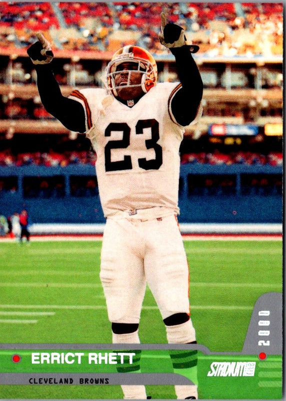 2000 Stadium Club Errict Rhett #62