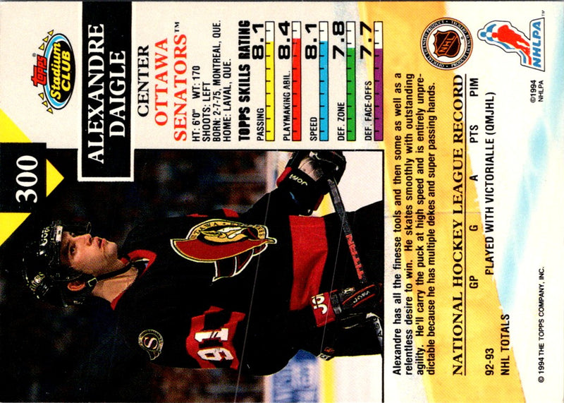 1993 Stadium Club Alexandre Daigle