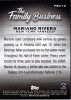 2019 Topps Chrome Update Edition The Family Business Mariano Rivera #FBC-10