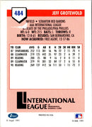 1991 Line Drive AAA Jeff Grotewold