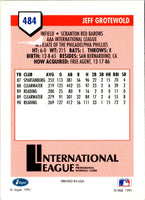 1991 Line Drive AAA Jeff Grotewold #484