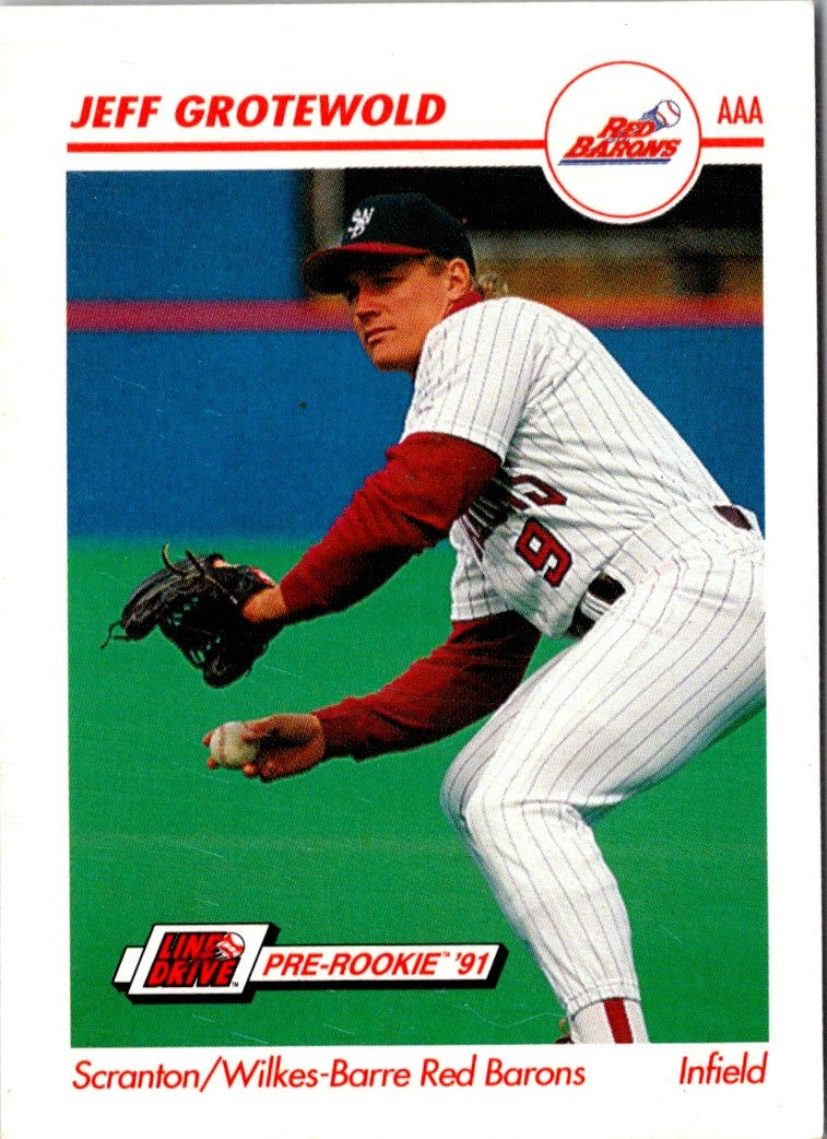 1991 Line Drive AAA Jeff Grotewold
