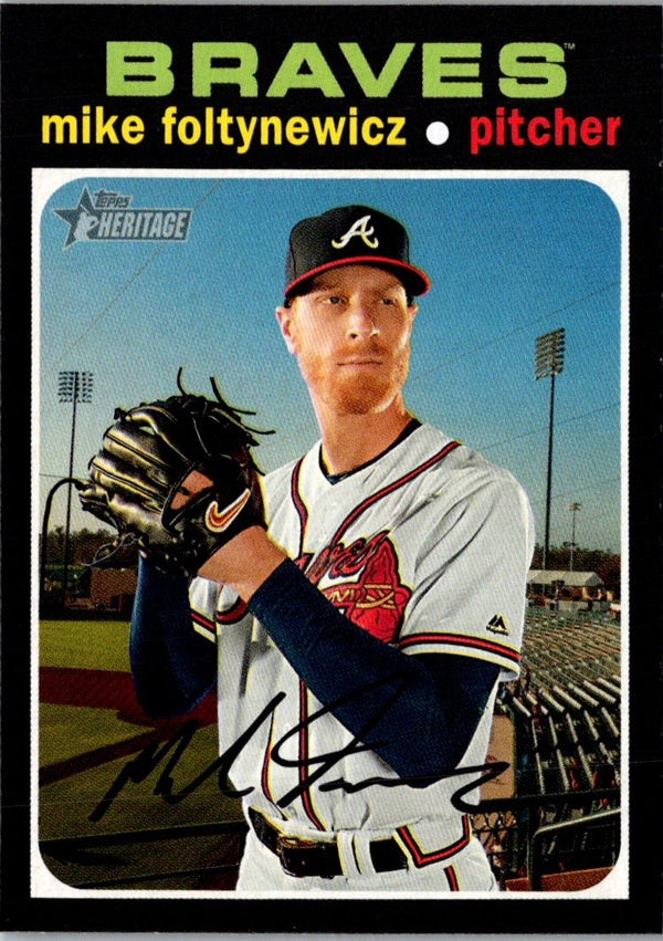 2020 Topps Heritage Mike Foltynewicz #91