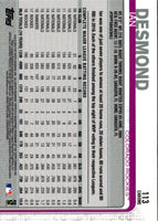2019 Topps Chrome Ian Desmond #113