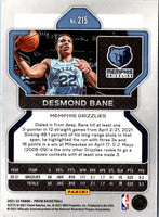2021 Panini Prizm Blue Desmond Bane #215