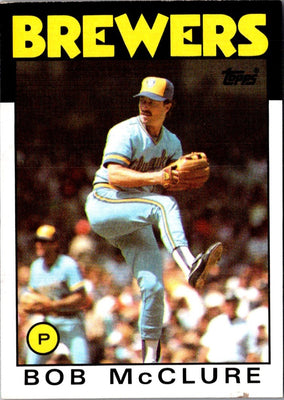 1986 Topps Bob McClure #684