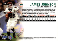 1999 Fleer Tradition James Johnson #278 Rookie