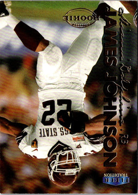 1999 Fleer Tradition James Johnson #278 Rookie