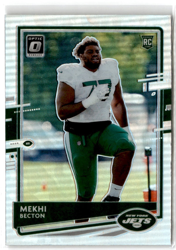 2020 Donruss Optic Mekhi Becton #120 Rookie