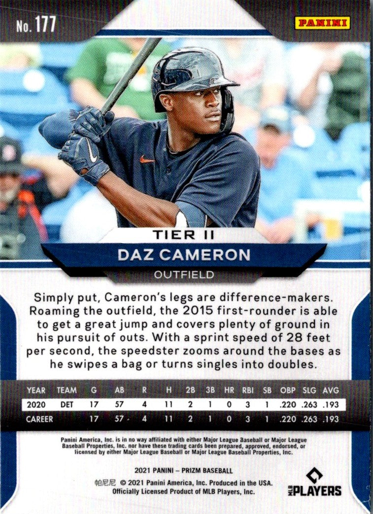 2021 Panini Prizm Daz Cameron