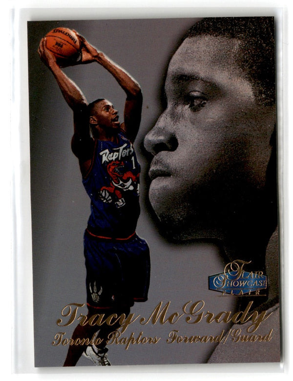 1997 Flair Showcase Tracy McGrady #21 Rookie