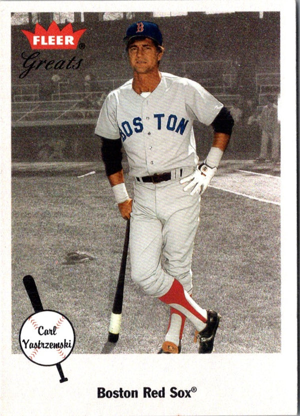 2002 Fleer Greats of the Game Carl Yastrzemski #75