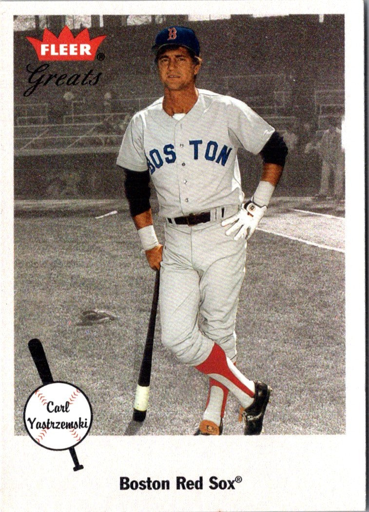 2002 Fleer Greats of the Game Carl Yastrzemski