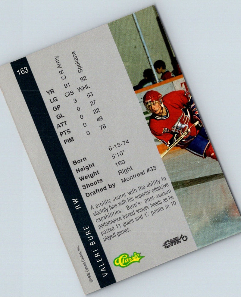 1992 Classic Valeri Bure #