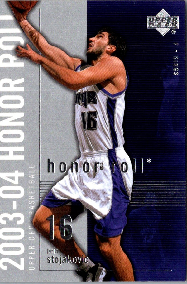 2003 Upper Deck Honor Roll Peja Stojakovic #72