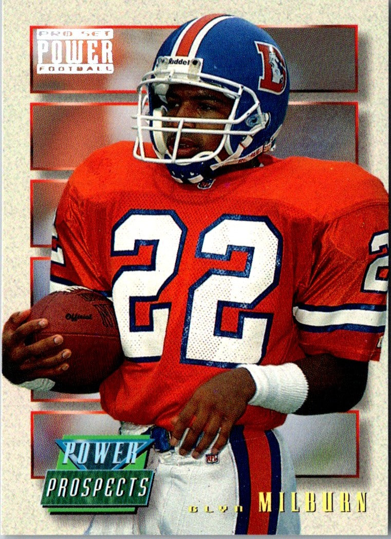 1993 Pro Set Power Update Prospects Glyn Milburn