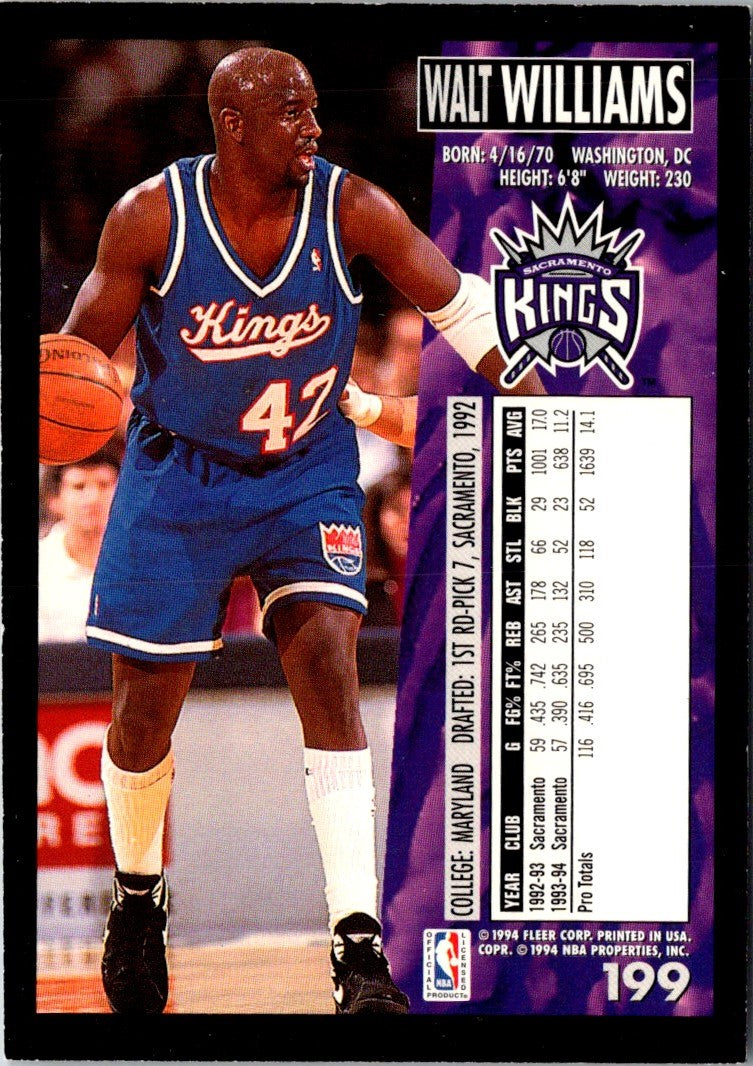 1994 Fleer Walt Williams