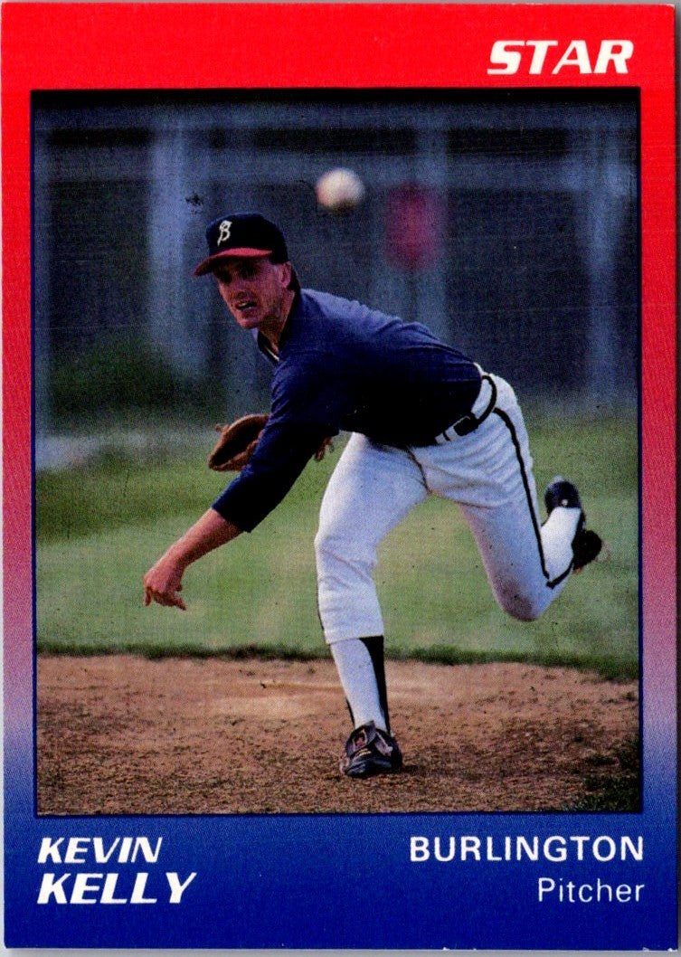 1989 Star Burlington Braves Kevin Kelly