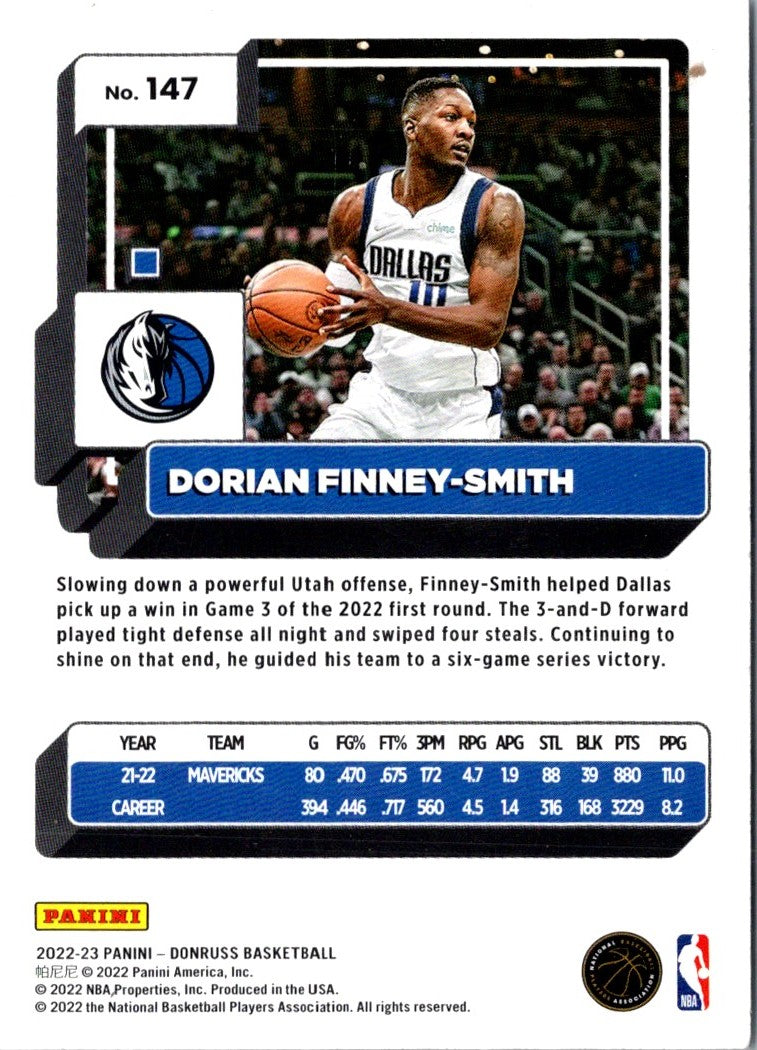 2022 Donruss Dorian Finney-Smith