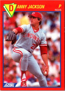 1989 Score Baseball's 100 Hottest Players Danny Jackson