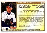 1998 Topps Gallery Garret Anderson #21