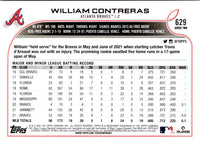 2022 Topps William Contreras #629