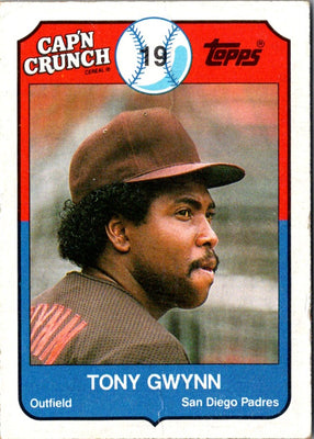 1989 Topps Cap'n Crunch Tony Gwynn #5