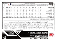 2023 Topps Graham Ashcraft #214 Rookie