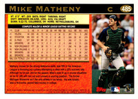 1997 Topps Mike Matheny #485