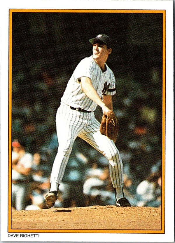 1987 Topps Glossy Send-Ins Dave Righetti #24