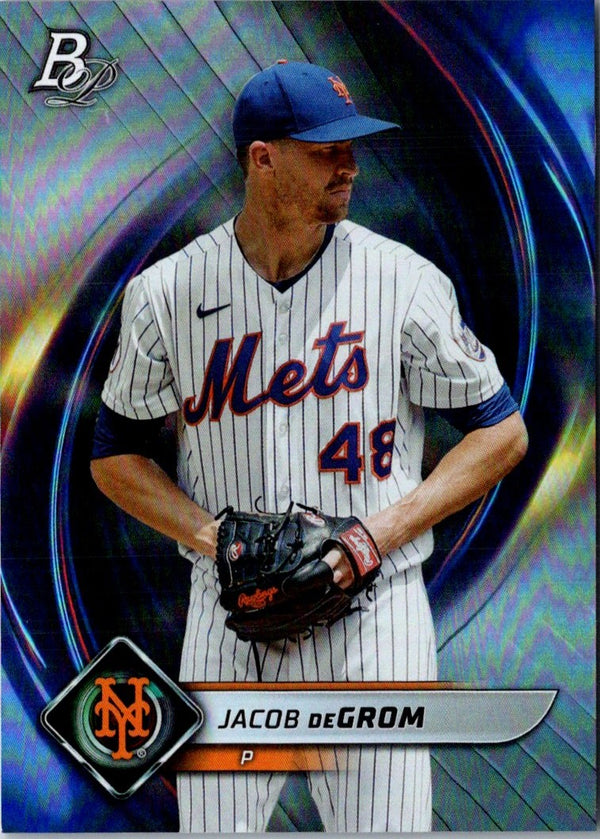 2022 Bowman Platinum Jacob deGrom #42