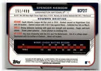 2015 Bowman Chrome Prospects  Refractors Spencer Kieboom #BCP217 /499