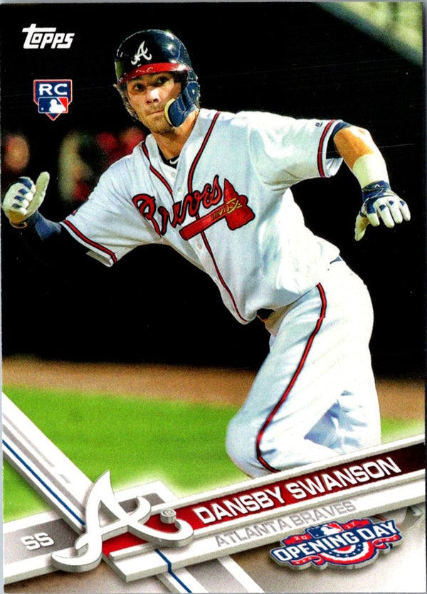 2017 Topps Opening Day Dansby Swanson #195 Rookie