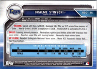 2019 Bowman Draft Chrome Graeme Stinson #BDC-116