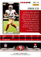 2021 Panini Playbook Brandon Aiyuk #75