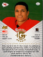 1997 Leaf Tony Gonzalez #174 Rookie