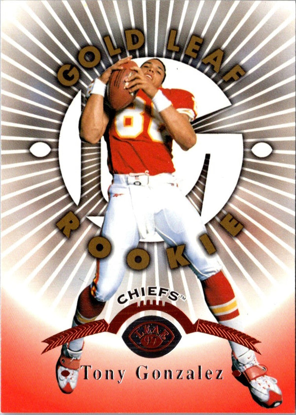 1997 Leaf Tony Gonzalez #174 Rookie