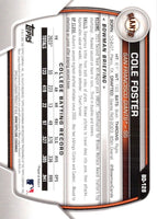 2023 Bowman Draft Cole Foster #BD-128 Rookie