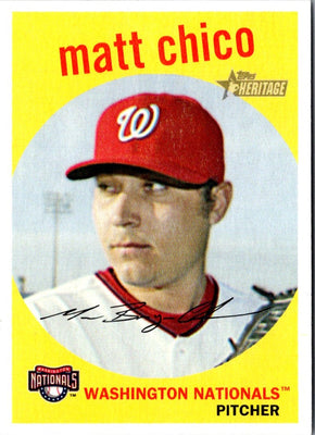2008 Topps Heritage Matt Chico #342