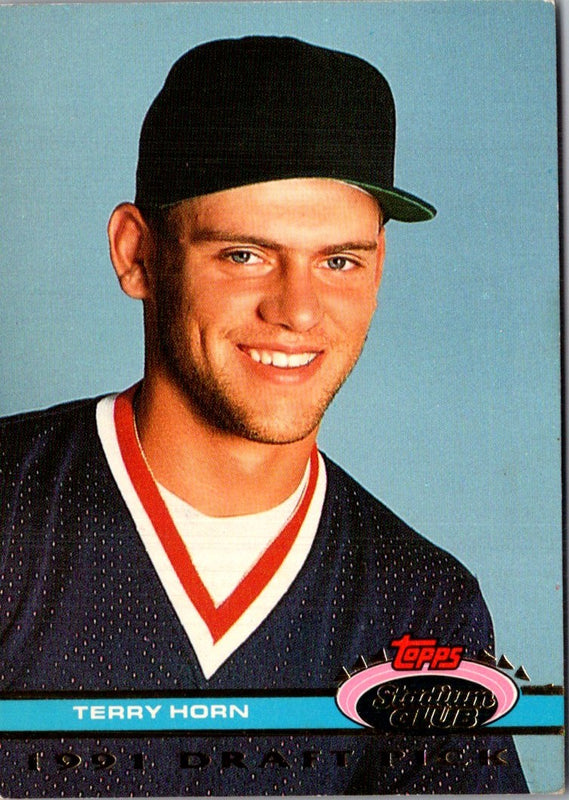 1992 Stadium Club Dome Terry Horn #87 Rookie