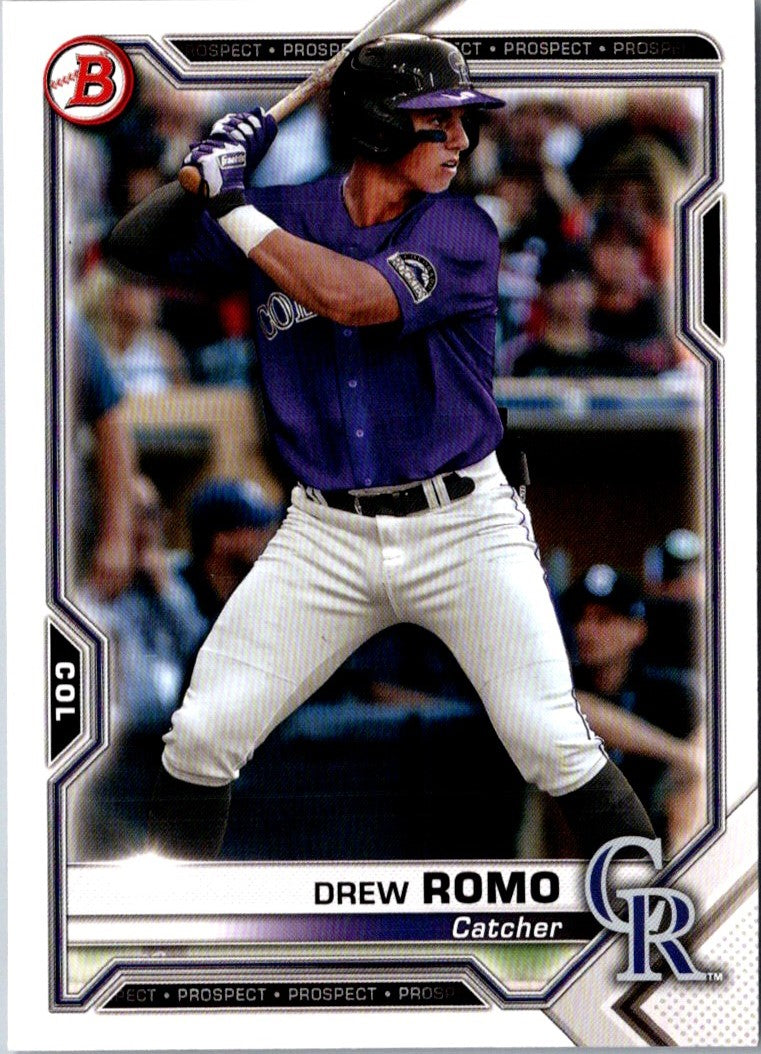 2021 Bowman Prospects Drew Romo