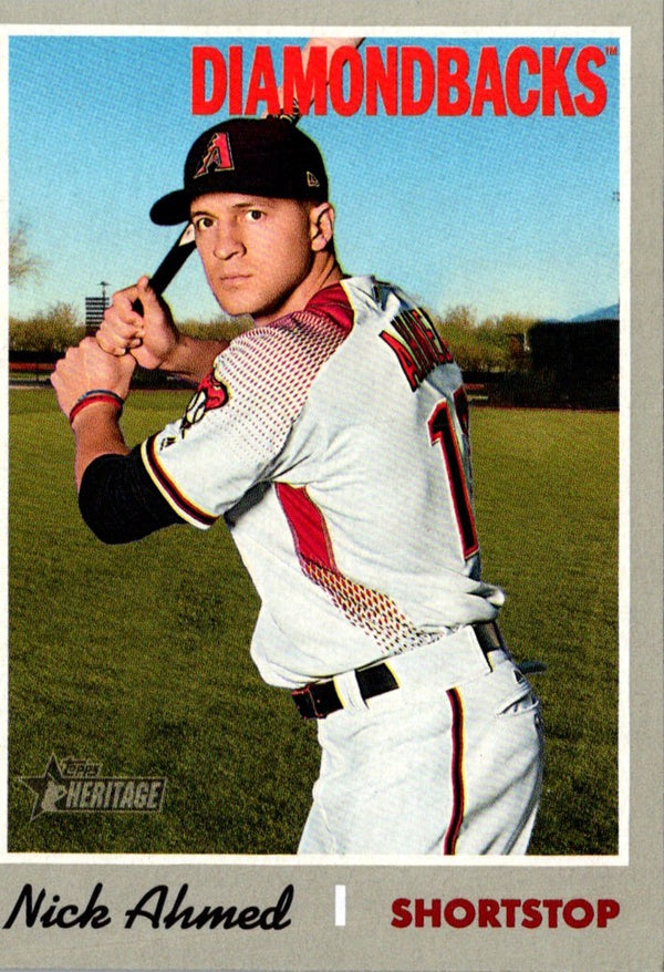 2019 Topps Heritage Nick Ahmed #280