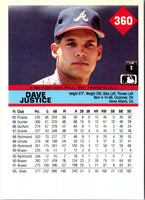 1992 Fleer David Justice #360