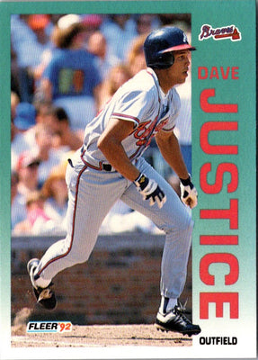 1992 Fleer David Justice #360