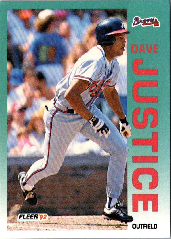 1992 Fleer David Justice #360