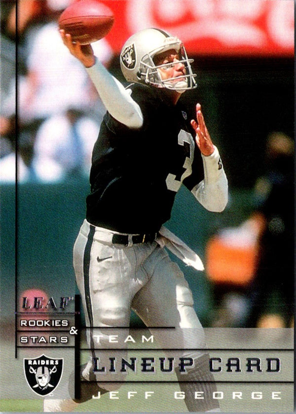 1998 Leaf Rookies & Stars Jeff George #299