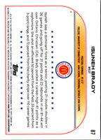 2022 Topps Chrome McDonald's All American Isuneh Brady #87